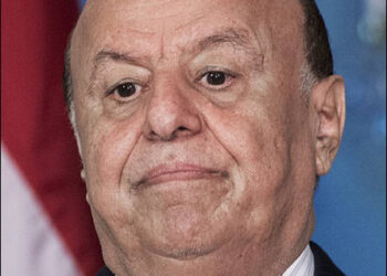 Exiled Yemeni President Abdo Rabbo Mansour Hadi