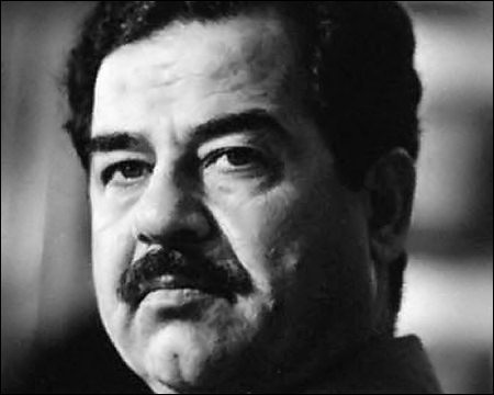 Former Iraqi dictator Saddam Hussein