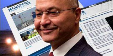 Barham Salih, leading PUK leader, Iraqi Kurdistan