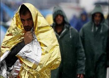 Migrants at Idomeni, Greece