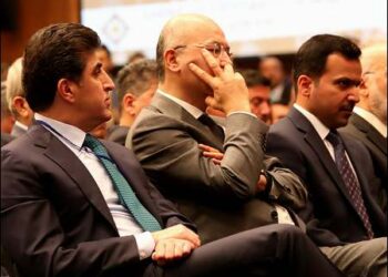 Nechirvan Barzani, Barham Salih and Yusuf Mohammed Sadiq