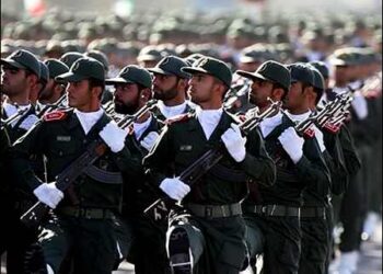 Elite troops of Iran’s Islamic Revolutionary Guard Corps (IRGC). Photo: AP
