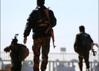 Kurdish YPG fighters of Syrian Kurdistan