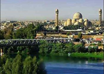 The Old Bridge of Mosul and Grand Mosque
