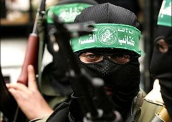 Palestinian Islamic militants of Izz ad-Din al-Qassam Brigades from Hamas group in Gaza City, 2017. Photo: AFP