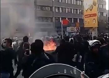 Anti government demonstrations in Tehran, Iran, December 30, 2017. Photo: Screenshot/Time video