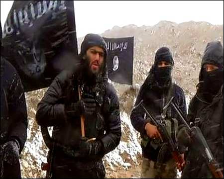 Islamic State fighters in Syria