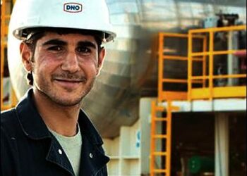 An Iraqi oil worker, DNO company, Iraqi Kurdistan