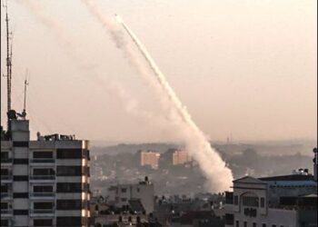 Palestinian rockets fired from Gaza toward Israel