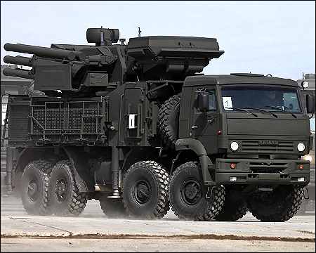 The flock of Turkish military drones jammed Russian Pantsir-S1 radar in Syria