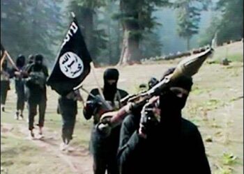 Islamic State Khorasan ISK. Photo: Screen grab from ISIS propaganda video
