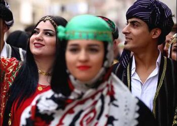Kurdish Fashion show in Qamishlo city, Syrian Kurdistan (Rojava), March 14, 2017. Photo: AFP