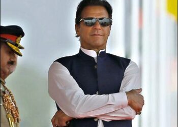 Pakistan’s Prime Minister Imran Khan, March 23, 2022. Photo: AP