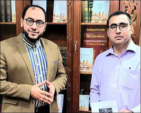 Manish Rai at the headquarters of Al-Azhar, Cairo, Egypt