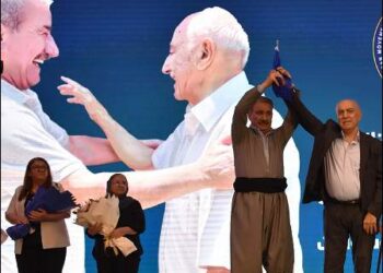 Dana Ahmed Majid with Omar Sayyid Ali