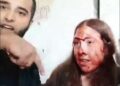 Female hostage who is Israeli soldier during her capture by Islamic Hamas militants