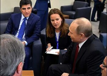 Nechirvan Barzani with Vladimir Putin