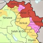 Disputed areas in Iraq according to Article 140