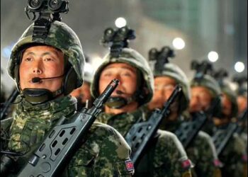 Troops take part in a military parade to mark the 75th founding anniversary of North Korea's army, in Pyongyang, North Korea February 8, 2023. Photo: Korean Central News Agency TV.