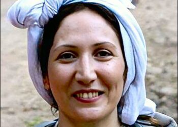 Sharifeh Mohammadi, a prominent Iranian labor rights activist, 2024. Photo: SM/via iKurd.net
