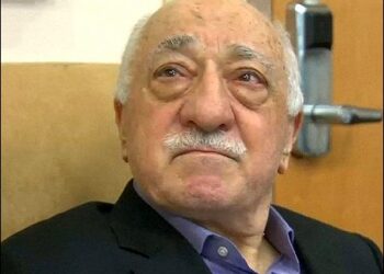 U.S.-based cleric Fethullah Gulen, whom Turkey holds responsible for a 2016 failed coup attempt against Erdogan, July 16, 2016. Photo: Video/Reuters