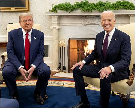 Trump, Biden meet at White House