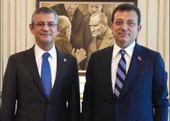 Ozgur Ozel with Ekrem Imamoglu