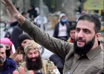 HTS Islamist leader Ahmed al-Sharaa, or better known as Abu Mohammad al-Golani