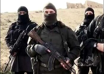 Islamic State ISIS militants, Syria, 2014. Photo: IS media/video