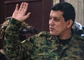 General Mazloum Abdi (Kobani), the top commander of the Syrian Democratic Forces (SDF) in Syrian Kurdistan (Rojava), December 6, 2024. Photo: SDF/video