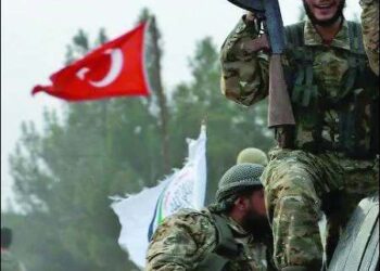 Pro-Turkey Syrian Islamist mercenary fighters