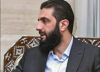 Ahmed al-Sharaa, or better known as Abu Mohammad al-Golani, Syria's Islamist ruler and the head of Hayat Tahrir al-Sham (HTS), the former leader of al-Nusra Front affiliated to al-Qaeda, Damascus, Syria, December 17, 2024. Photo: SANA