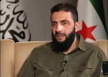 Abu Mohammed al-Golani, the leader of Syrian Islamist group Hayat Tahrir al-Sham (HTS), formerly known as Al Nusra, in an interview with CNN December 5, 2024. Photo: Screengrab/CNN TV