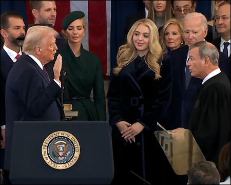 Donald Trump sworn in as the 47th U.S. president