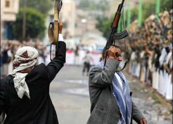 Shiite Houthi supporters in Sanaa, Yemen, 2022. Photo Reuters