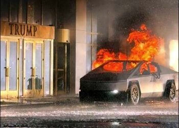 Tesla Cybertruck explodes outside Trump Las Vegas hotel, killing driver
