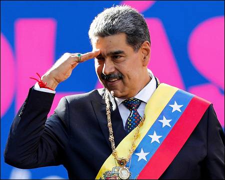 Venezuelas Maduro sworn in as US raises bounty to $25 million