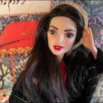 Kurdish Barbie doll as Jina Mahsa Amini