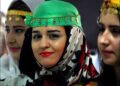 Kurdish Fashion show in Qamishlo city, Syrian Kurdistan (Rojava), March 14, 2017. Photo: AFP