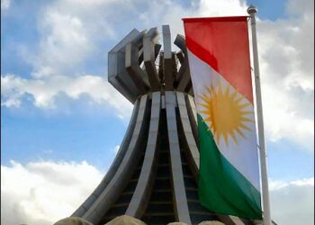 Monument in Halabja commemorating victims of chemical attack, Halabja city, Iraqi Kurdistan. Photo: CC/FB