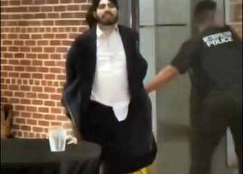 Two employees of the Israeli embassy were shot and killed by Elias Rodriguez, who shouted 'Free, free Palestine,' in Washington, D.C., on May 21, 2025. Photo: Screengrab from video/SM/via iKurd.net
