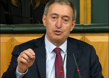 Tuncer Bakirhan, the co-chair of the Turkey's pro-Kurdish DEM party, May 13, 2025. Screengrab/DEM party video/via iKurd.net
