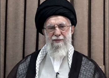 Iran's Supreme Leader Ayatollah Ali Khamenei looks on, in a televised message on June 18, 2025 following the Israeli strikes in Tehran, Iran, June 13, 2025. Photo: Office of the Iranian Supreme Leader/leader.ir/via iKurd.net
