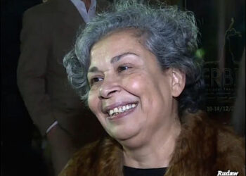 Iraqi actress Iqbal Naim in 2018. She died on July 9, 2025, Baghdad, Iraq. Photo: Screengrab/Rudaw tv