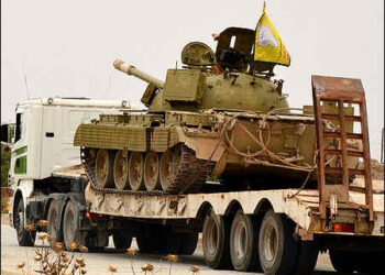 A Syrian Democratic Forces (SDF/YPG) tank seen near Raqqa in Syrian Kurdistan (Rojava), May 26, 2016. Photo: ANF