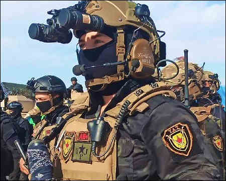 Syrian Kurdish YPJ women forces ready to protect Druze civilians