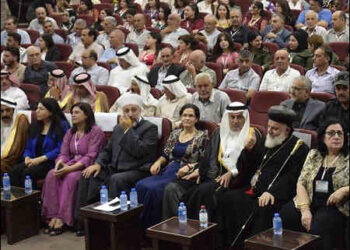 The Conference by Syrian minority communities on ‘Unified Stance of North-East Syria’s Components’ was held in the city of Hasaka in the Cizirê Canton in Syrian Kurdistan (Rojava) on Friday, August 8, 2025. Photo: ANF