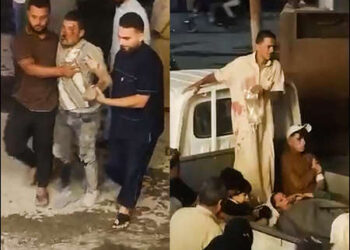 Injured civilians were taken to the hospital after drone strikes and shelling by Damascus-aligned Islamist forces in Deir Hafer, eastern Aleppo, Syrian Kurdistan, Rojava, September 20, 2025. Photo: SDF