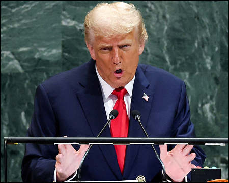 Trump rejects recognition of Palestinian state, urges hostage release