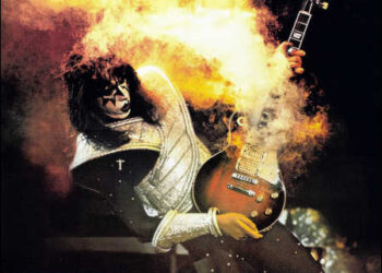 Ace Frehley with Kiss music 1977. Photo: Creative Commons/Casablanca Records/via wikimedia